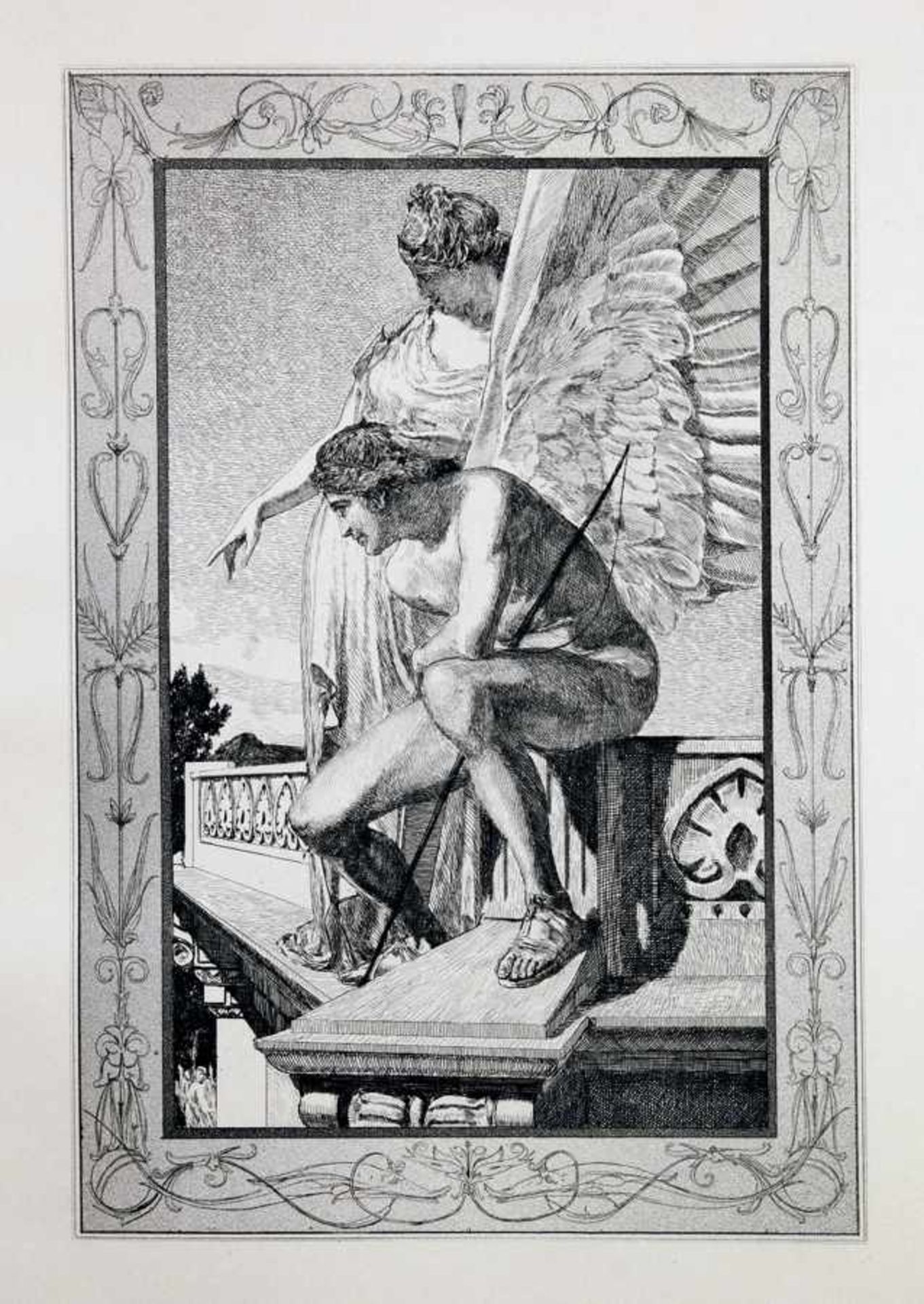 Max Klinger - Amor und Psyche. Ein Märchen des Apulejus. Aus dem Lateinischen von Reinhold Jachmann. - Image 6 of 7