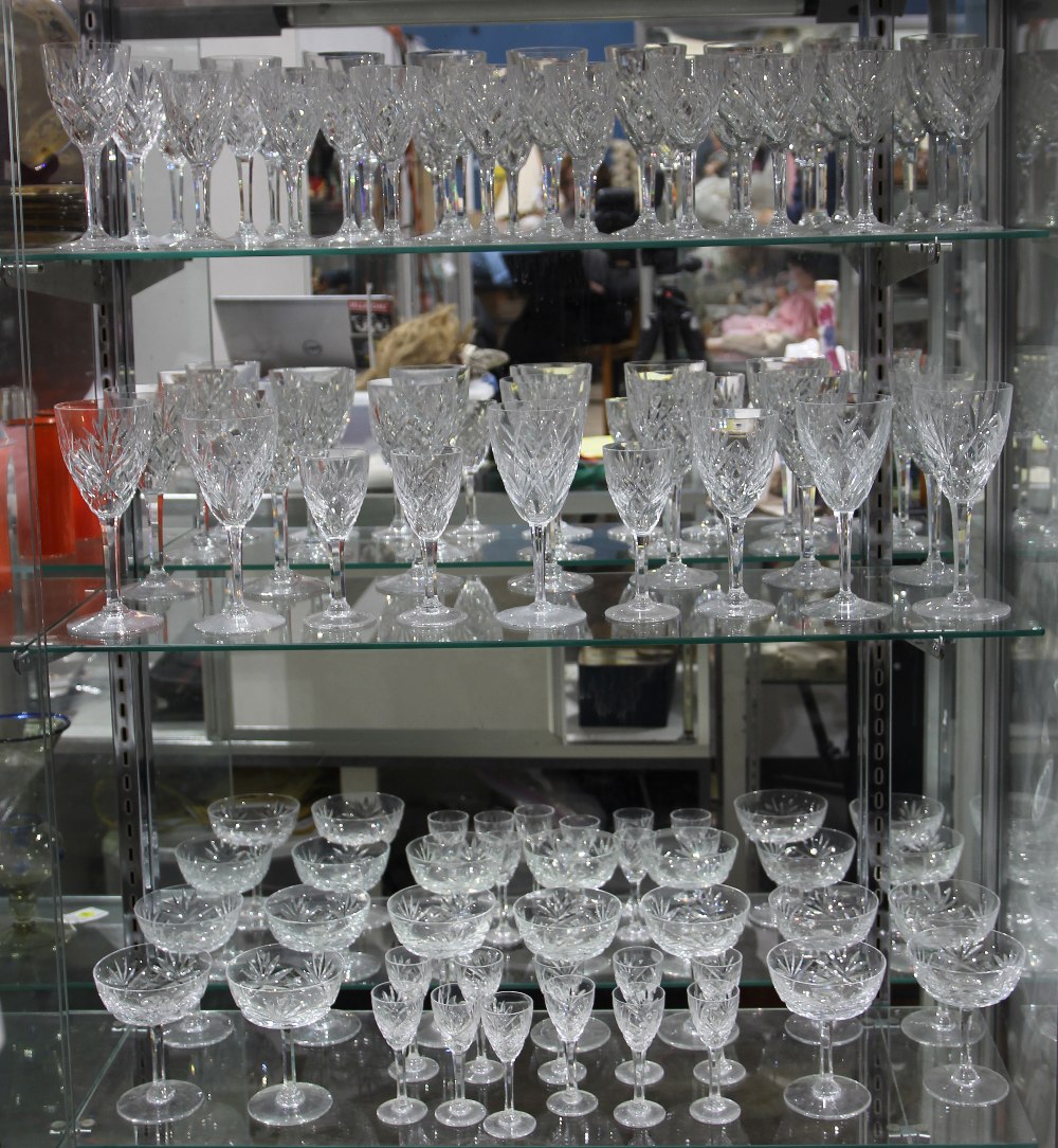 (Lot of approximately 57) French St Louis Cristal Group, consisting of (12) sherry glasses; (11) - Image 3 of 3