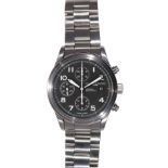 Maurice De Mauriac stainless steel chronograph wristwatch