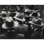 William Heick (American, 20th century), "Hats (Father's Day Picnic), Seattle," 1952, gelatin