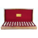 (lot of 37) The Danbury Mint Presidential Silver Ingots Collection representing the first thirty-six