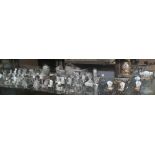 (lot of 36) Miniature furniture group, consisting of silvered parlor furniture including chairs,