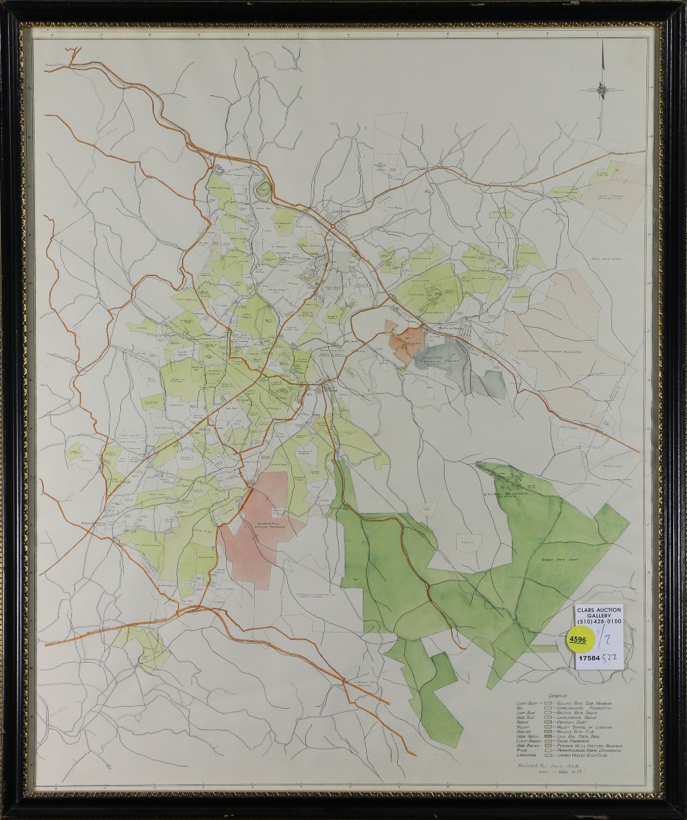 (lot of 2) Westmoreland and Fayette Counties, published by Julius Bien & Co. (New York, NY), and - Image 2 of 2