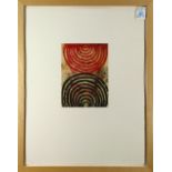 Robert Kelly (American, b. 1956), "Tantra IV," 1995, color lithograph, edition 16/20, overall (