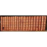 (lot of 20) Balzac. Works. Paris: Houssiaux, 1870-1874. 20 volumes, original wrappers bound in 8vo