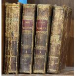 (lot of 4) Very Rare First Mexican edition of Don Quijote Mejico: Mariano Arevalo, 1833. 4