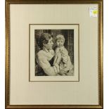 (Lot of 3) William Lee Hankey, "Contentment," aquatint, from a limited edition of 45, signed in