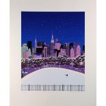 (lot of 3) Jan Davidson (American, 20th century), "Tokyo Bay," 1991, edition A.P 9/75, "Central Park