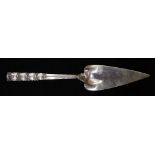 American Tiffany & Company sterling silver pie server in the "Exposition/Tomato" pattern, 1933, 5.05