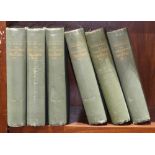 (Lot of 6) Edition de Luxe, The Complete Works of Robert Burns, 1886, by Gebbie and Co.Vol. I-IV,