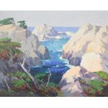 Carl Sammons (American, 1883-1968), "Point Lobos," oil on canvas, signed lower right, sight: 23.5''h