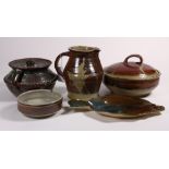 (lot of 40) Eric Norstad (1924-2013) studio pottery table service, (Norstad worked in Sausalito