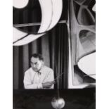 Attributed to Man Ray (American, 1890-1976), Portrait of Man Ray, gelatin silver print, pencil