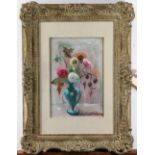 (lot of 2) Marie Louise Ogier (French, b. 1912), Floral Still Lifes, oils on canvas, each signed (