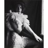 Jack Welpott (American, 1923-2007), Man Dressed in Drag, gelatin silver print, pencil signed lower