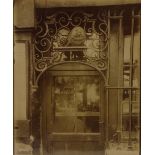 Eugene Atget (French, 1857-1927), "3 rue de l'Arbalete," c. 1900, vintage albumen print, on verso