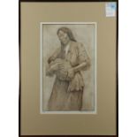 Robert Freeman (American, b. 1939), Native American Holding Child, 1977, etching, pencil signed