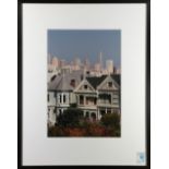 Ron Niebrugge (American, 20th century), Victorian Row, color c-print, signed lower left, overall (