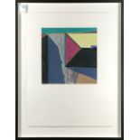 K Morris (American, 20th century), Multi-Color Abstract, screenprint, pencil signed lower right,