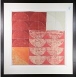 Katie Hawkinson (American, 20th century), Circle and Square, 2002, lithograph in colors, pencil