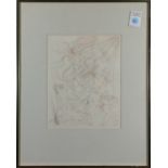 After Salvador Dali (Spanish, 1904-1989), "Autumn," etching in sepia, plate signed lower left,