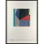 K Morris (American, 20th century), Multi-Color Abstract, screenprint, pencil signed lower right,