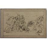 (lot of 2) Charles Albert Waltner (French, 1846-1925), "Rembrandt," etching, signed in plate lower