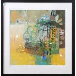 (lot of 2) Leslie Allen (American, contemporary), Abstracts, prints in colors, each pencil signed