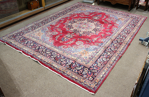 Persian Tabriz carpet, 9'6" x 12'6" - Image 2 of 4