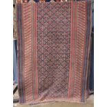 Senneh Kilim carpet, 4'6" x 13'8"