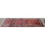 Persian Hamadan runner, 10'4" x 3'3"