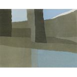 Toni Onley (British/Canadian, 1928-2004), "Mountain Lake," screenprint, pencil signed lower right,