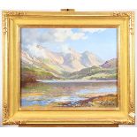 Wyndham Lloyd (British, b. 1909), "Loch Duich," oil on canvas, signed lower right, title label