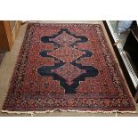 Persian Bidjar carpet, 4'6" x 8'6"