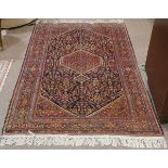 Persian Bidjar carpet, 6'7" x 4'1"