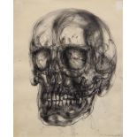 Pavel Tchelitchew (Russian, 1898-1957), Untitled (Skull), watercolor, pen and ink on paper, signed