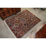 Semi Antique Persian Bakhtiari carpet, 4'11" x 6'6"