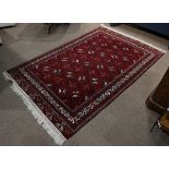 Afghan Turkoman carpet, 6'5" x 9'9"