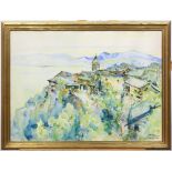 Joseph Raphael (American, 1869-1950), Lake Maggiore, watercolor, signed and titled lower right,