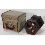 Matusewitch Associates concertina, retains New York label on original fitted case