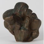 Ernst Neizvestny (Russian, 1926-2016), "Mother and Child," bronze sculpture, initialed on bottom,