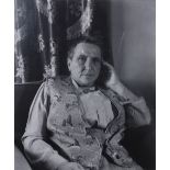 Imogen Cunningham (American, 1883-1976), "Gertrude Stein," 1937, gelatin silver print, pencil signed