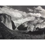 Ansel Adams, (American, 1902-1984), "Yosemite Valley (Summer) Valley View (1936)," gelatin silver