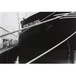 Ralston Crawford (American, 1906-1978), Maritime Challenge Tied to Pier, gelatin silver print,