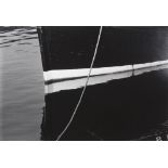 Ralston Crawford (American, 1906-1978), Boat Waterline with Single Rope, gelatin silver print,