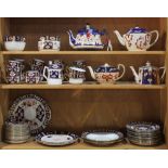 (lot of 50) English assembled Imari decorated porcelain table service consisting of thirteen of each