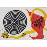 Alexander Calder (American/French, 1898-1976), "Spirale et Papilliones (Butterflies and Spiral),"