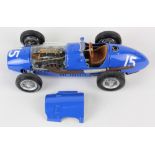 Bugatti die cast scale 1/18 model , painted blue and numbered 15, produced by Grand Prix Classics,