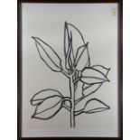 American School (20th century), "Barbaris Plant," embossed print, pencil signed "Larkin," lower