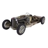 Gerald Wingrove 1:15 scale model of a 1936 Bugatti type SC Atlantic, the finely engineered model